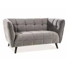 Sofa CASTELLO 2 VELVET grey